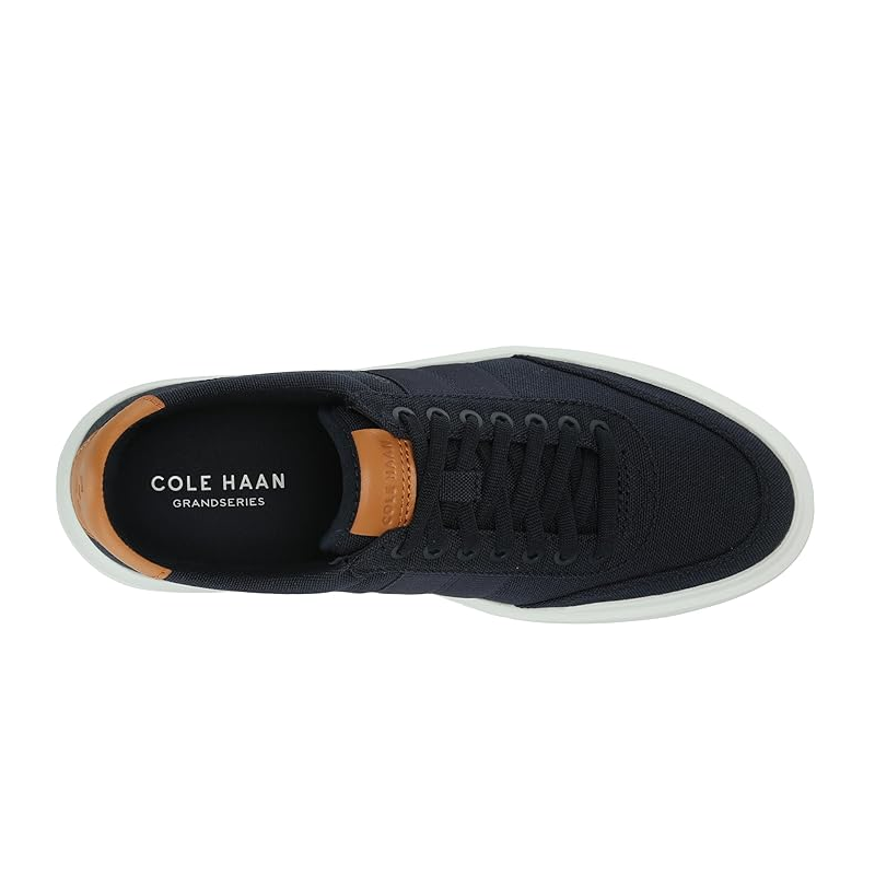 Cole Haan Men's Grandpro Rally Canvas Sneaker - Navy Blazer/Natural Tan/Optic White