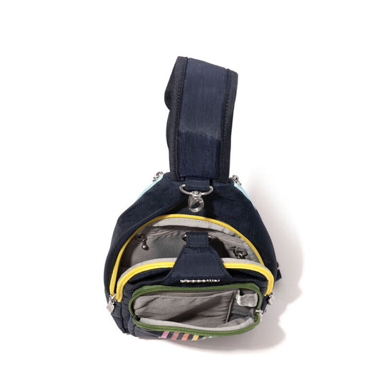 Baggallini Central Park Sling - Navy Rainbow