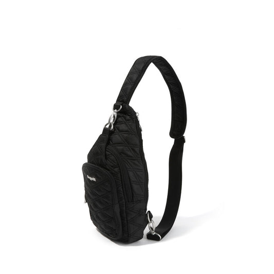 Baggallini Central Park Sling - Black Quilt