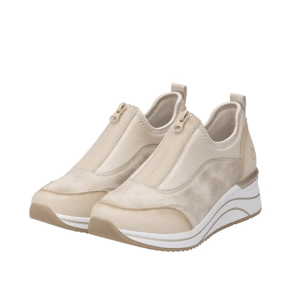 Remonte by Rieker Women's Eleni 08 100% Sneaker - Crema/Muschel/Perlcreme