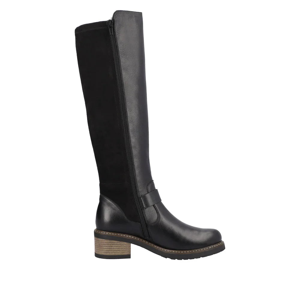 Remonte by Rieker Women's Aida Tall Boot - Black
