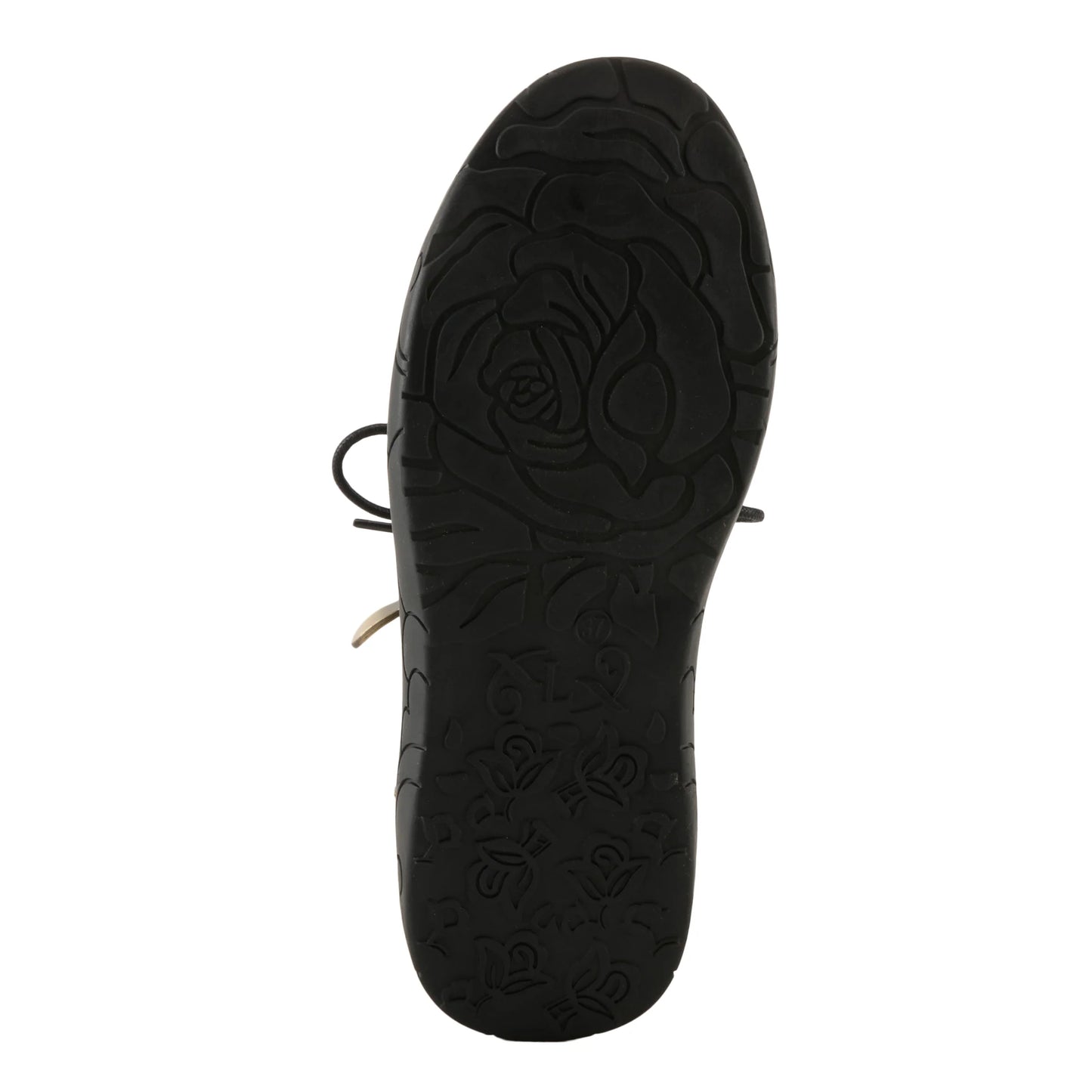 L'Artiste by Spring Step Women's Danli Leather Zipper Sneaker - Black Multi