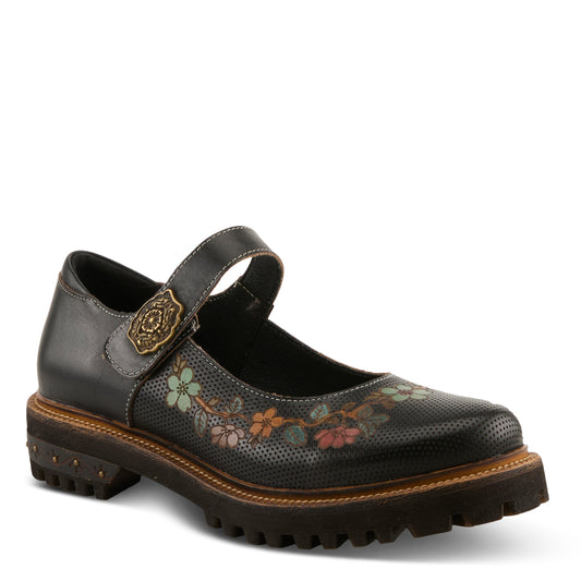 L'Artiste by Spring Step Women's Danuella Mary Janes - Black Multi