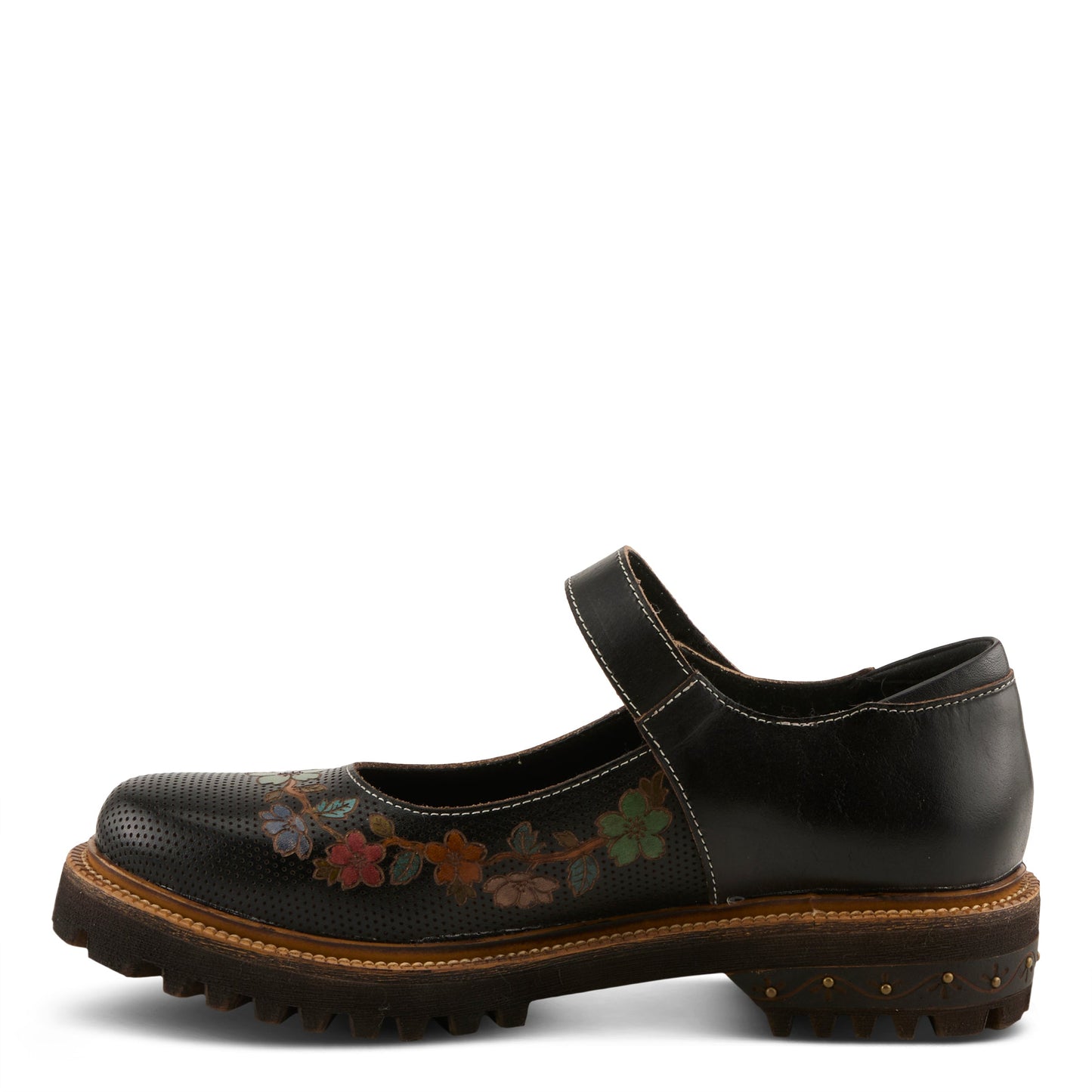 L'Artiste by Spring Step Women's Danuella Mary Janes - Black Multi