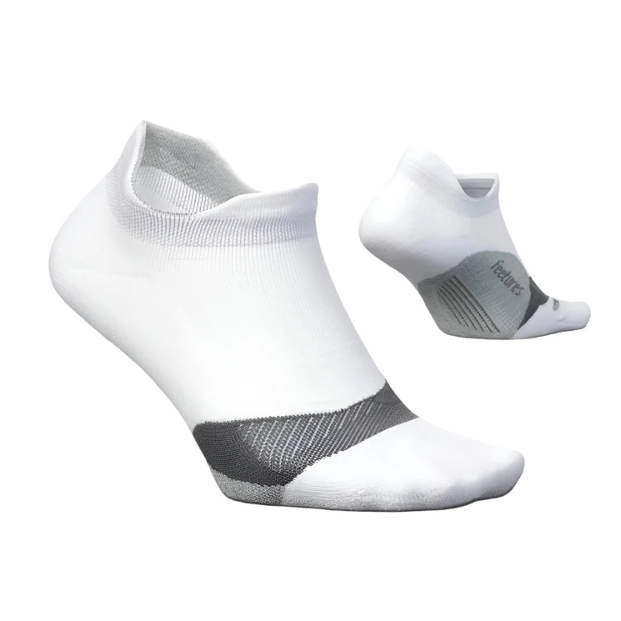 Feetures Elite Light Cushion Sock - Midblock White