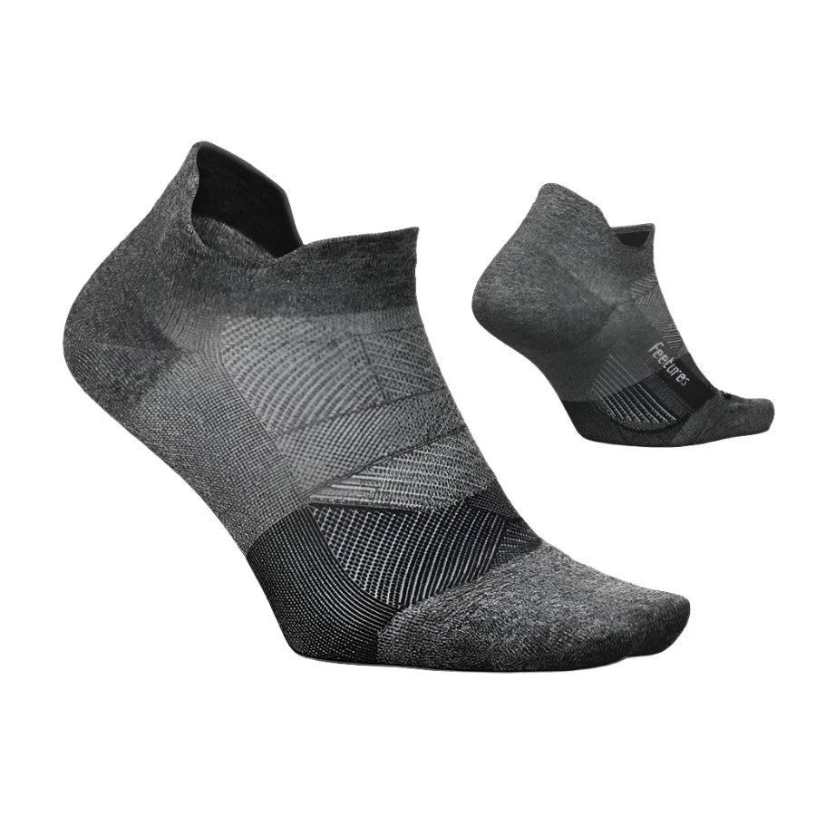 Feetures Elite Ultra-Light Cushion Sock - Basic Grey