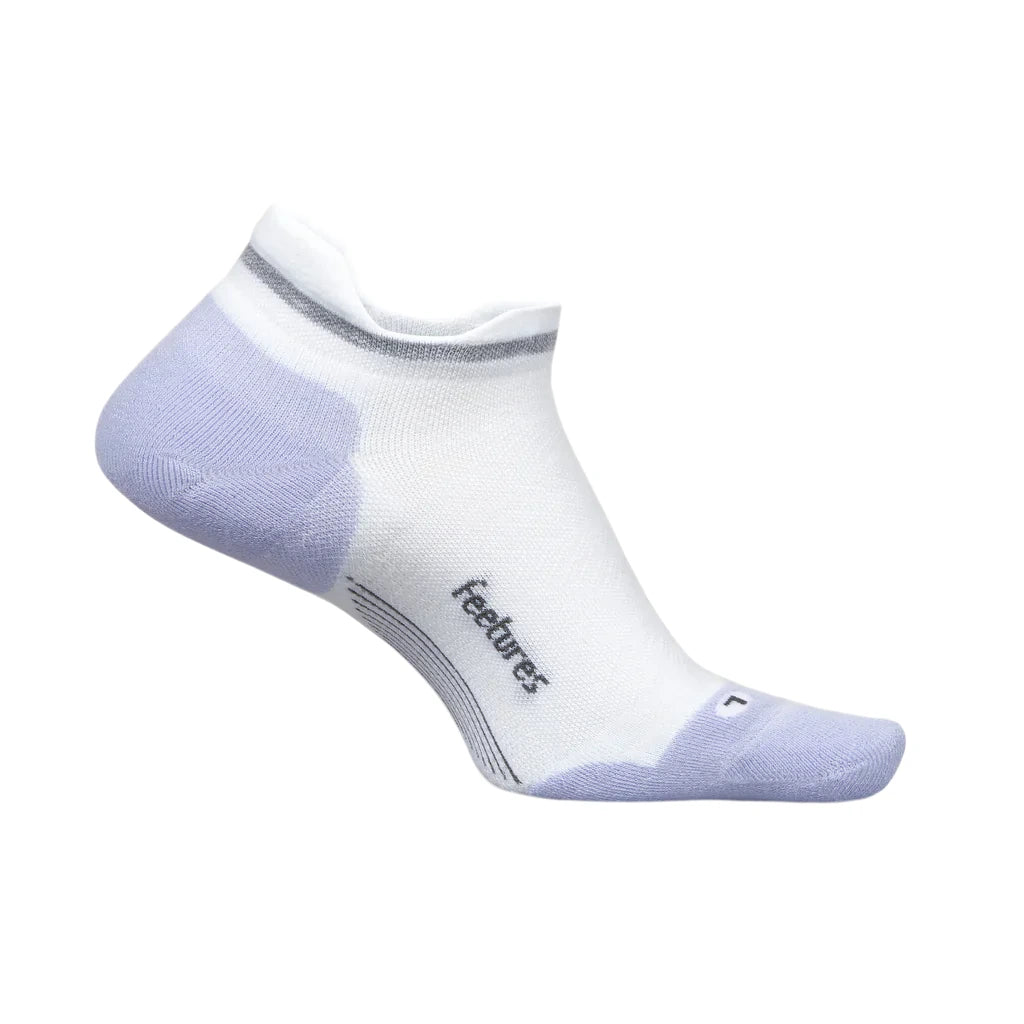 Feetures Elite Max Cushioned Tab Sock - White Lilac