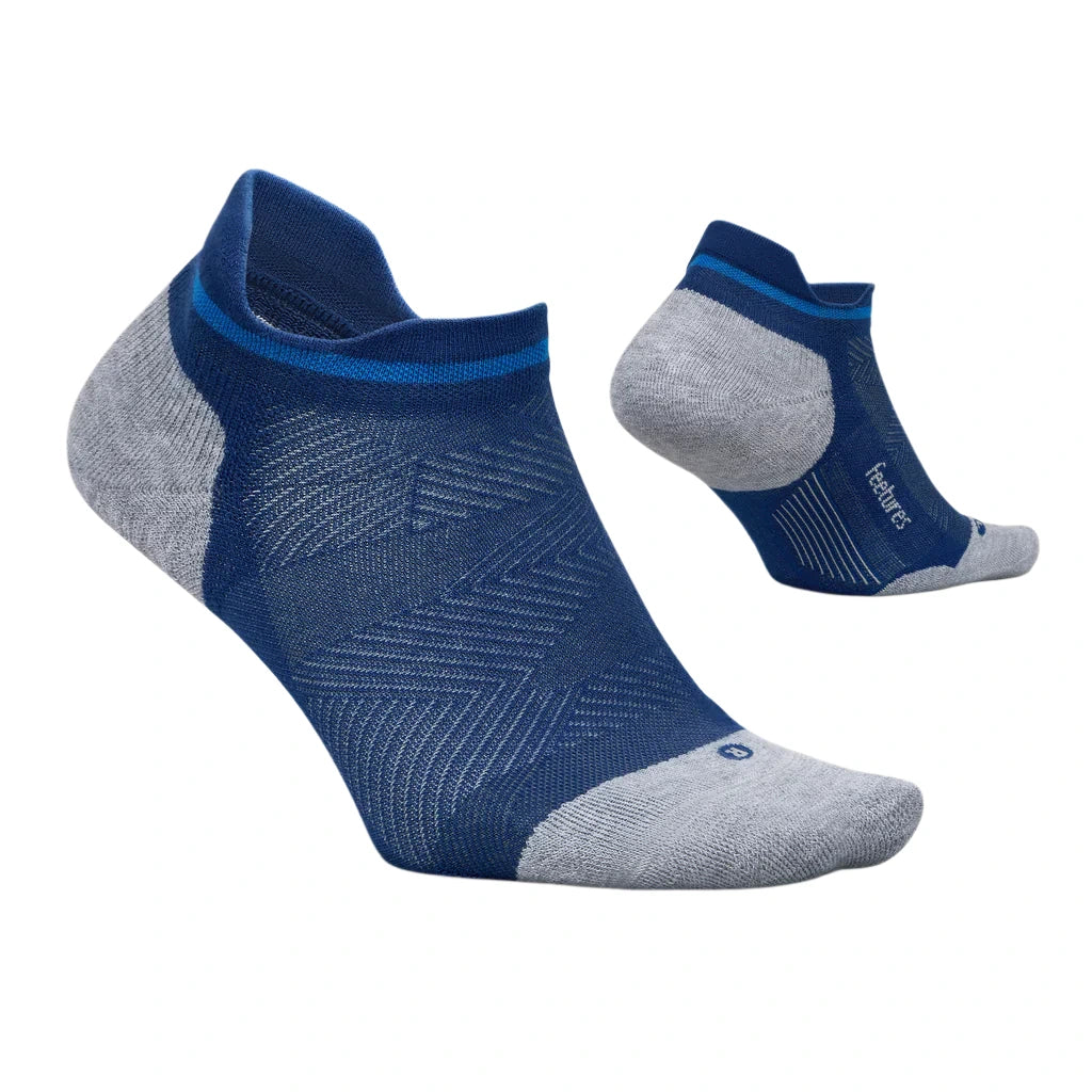 Feetures Elite Max Cushioned Tab Sock - Navy Mist