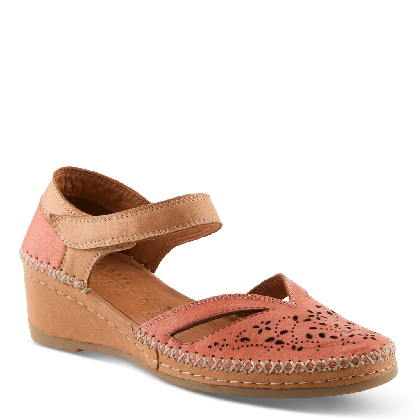 Spring Step Women's Ezlyn Sandals - Coral Multi