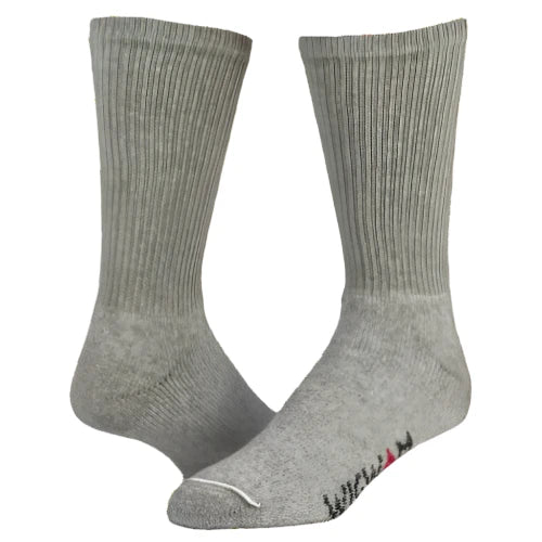 Wigwam King Cotton Crew Heavyweight Cotton Sock - Grey