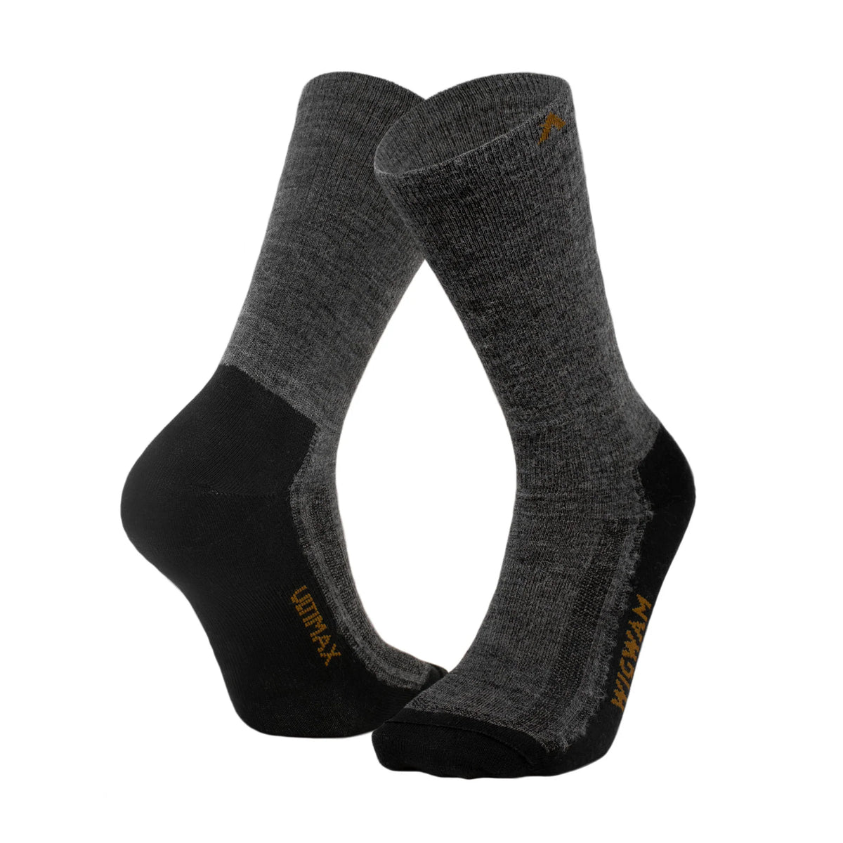 WigWam Alpaca Air Ultralightweight Crew Socks - Charcoal