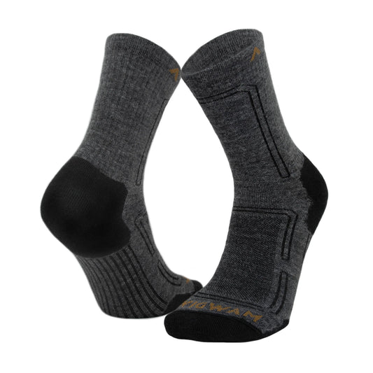 WigWam Alpaca Ultra Mid Crew Lightweight Socks - Charcoal