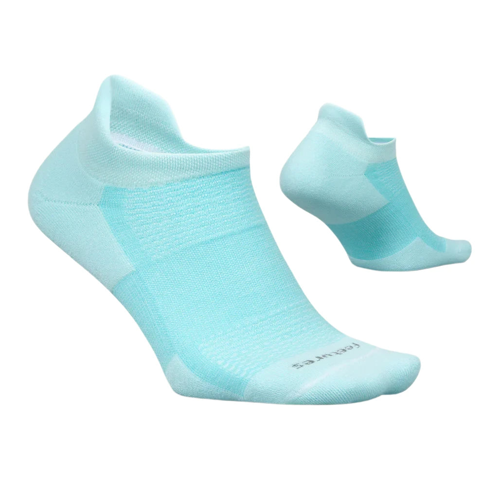 Feetures Unisex High Performace Max Cushioned Tab Sock - Sea Glass