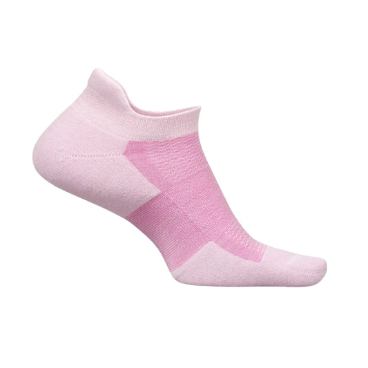 Feetures Unisex High Peformance Max Cushion No Show Tab Socks - Strawberry Milk