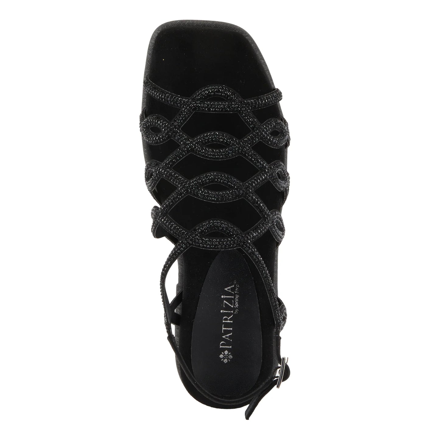 Patrizia by Spring Step Women's Glamgloss Sandals - Black