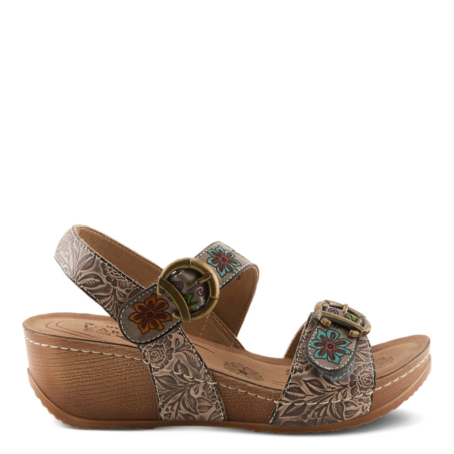 Spring Step Women's Gottaget Sandals - Grey Multi