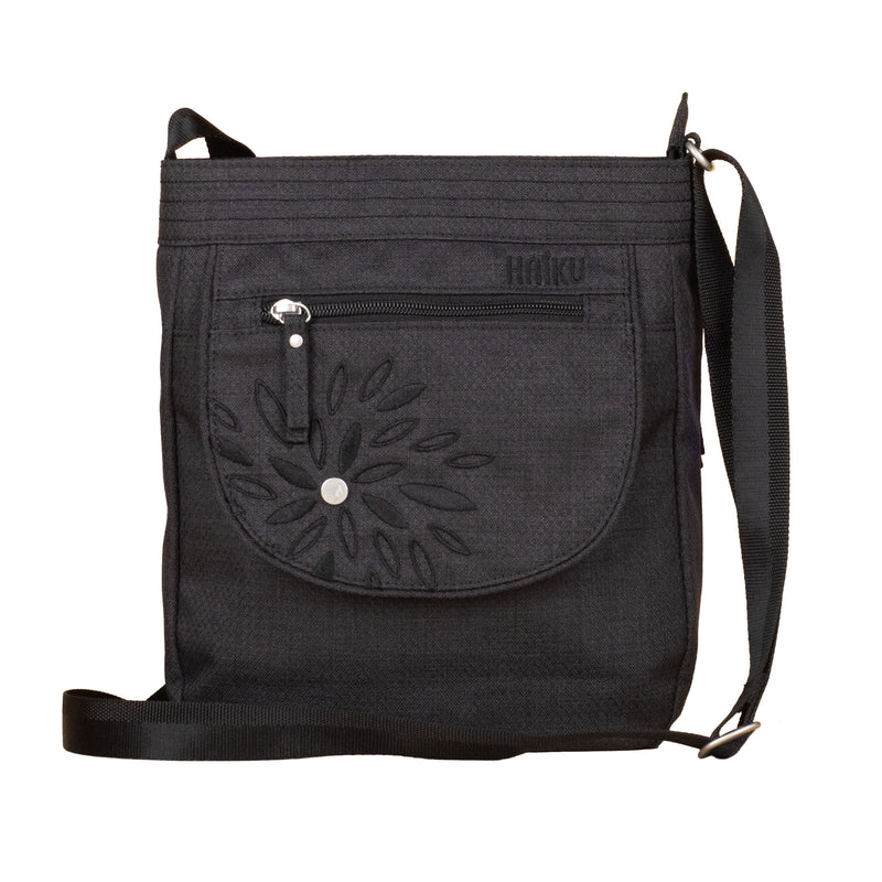 Haiku Women's Jaunt Crossbody Handbag - Black In Bloom