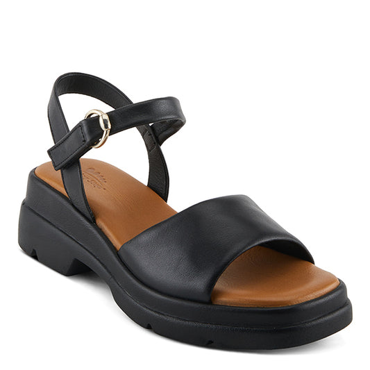 Spring Step Women's Huntington Memory Foam Sandals - Black