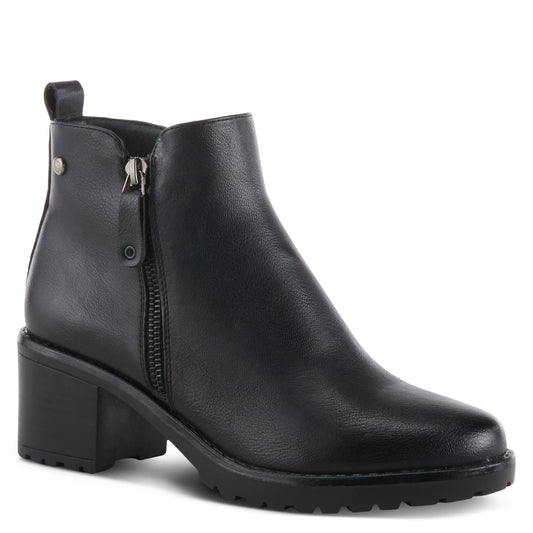 Patrizia by Spring Step Women's Irie Bootie Heel - Black