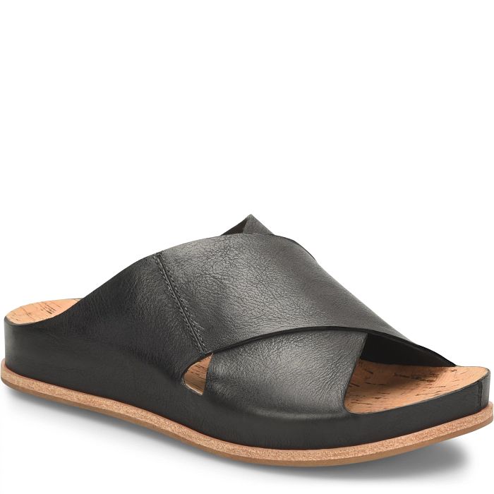 Kork-Ease Women's Tutsi Cross-Band Sandal - Black