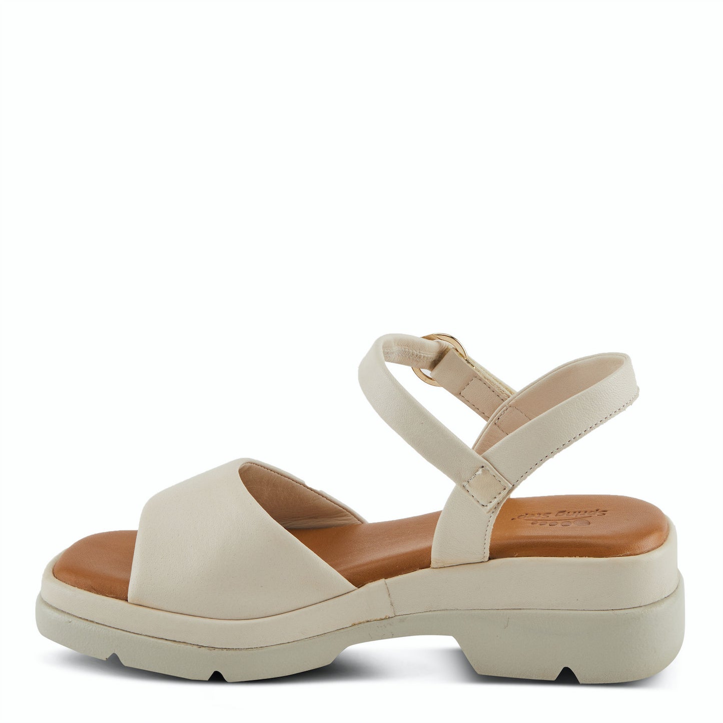 Spring Step Women's Huntington Memory Foam Sandals - Ivory