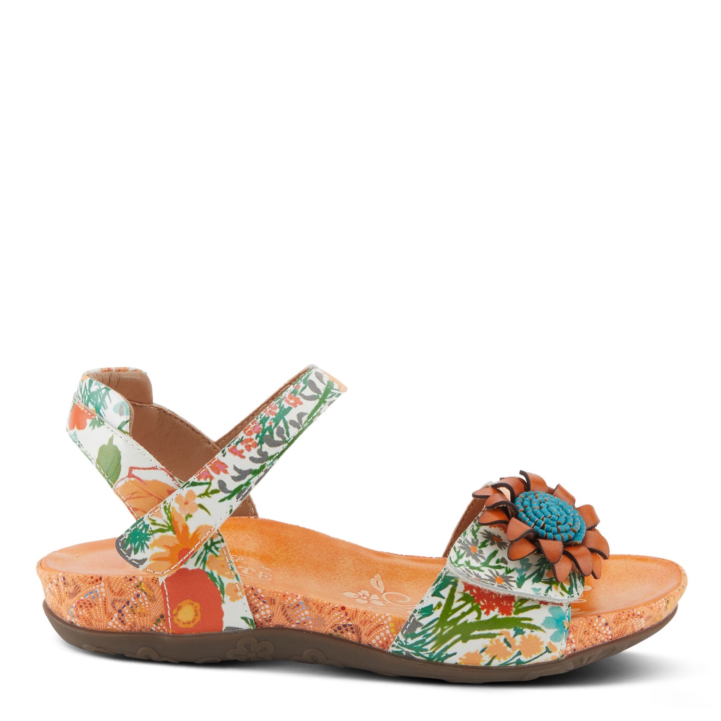 L'Artiste by Spring Step Women's Gladystee Sandals - Orange Multi