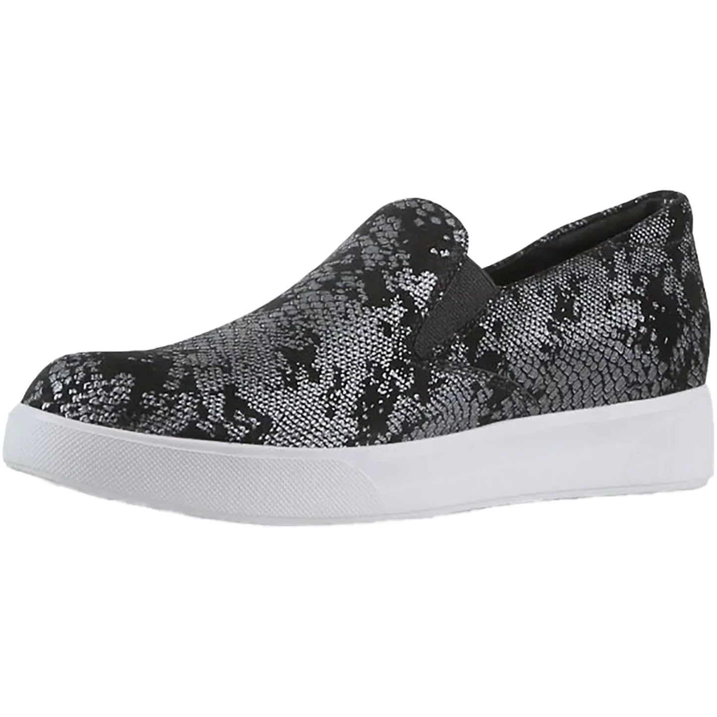 Munro Women's Lennox Slip-On Sneaker - Black Snake Print Suede