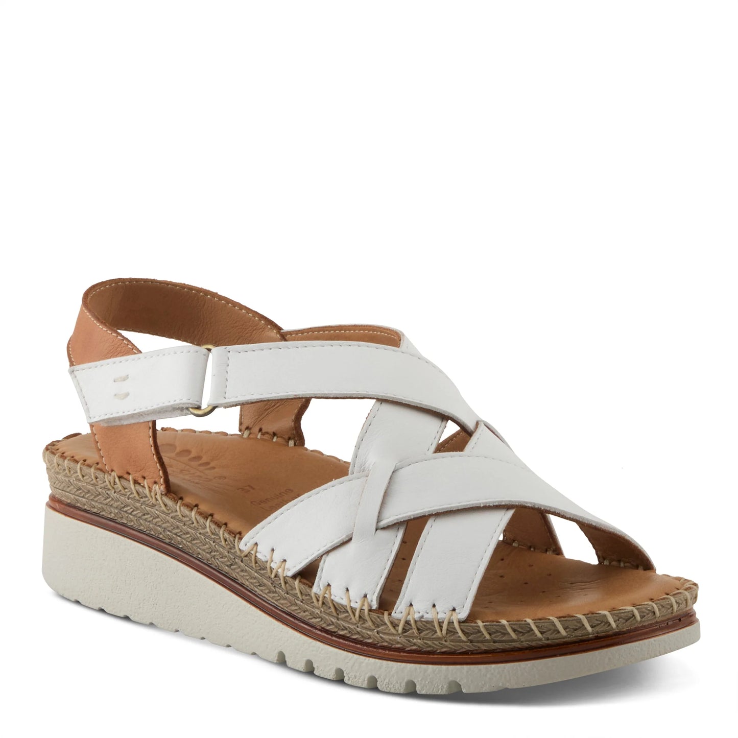 Spring Step Women's Migula Sandals - White Leather