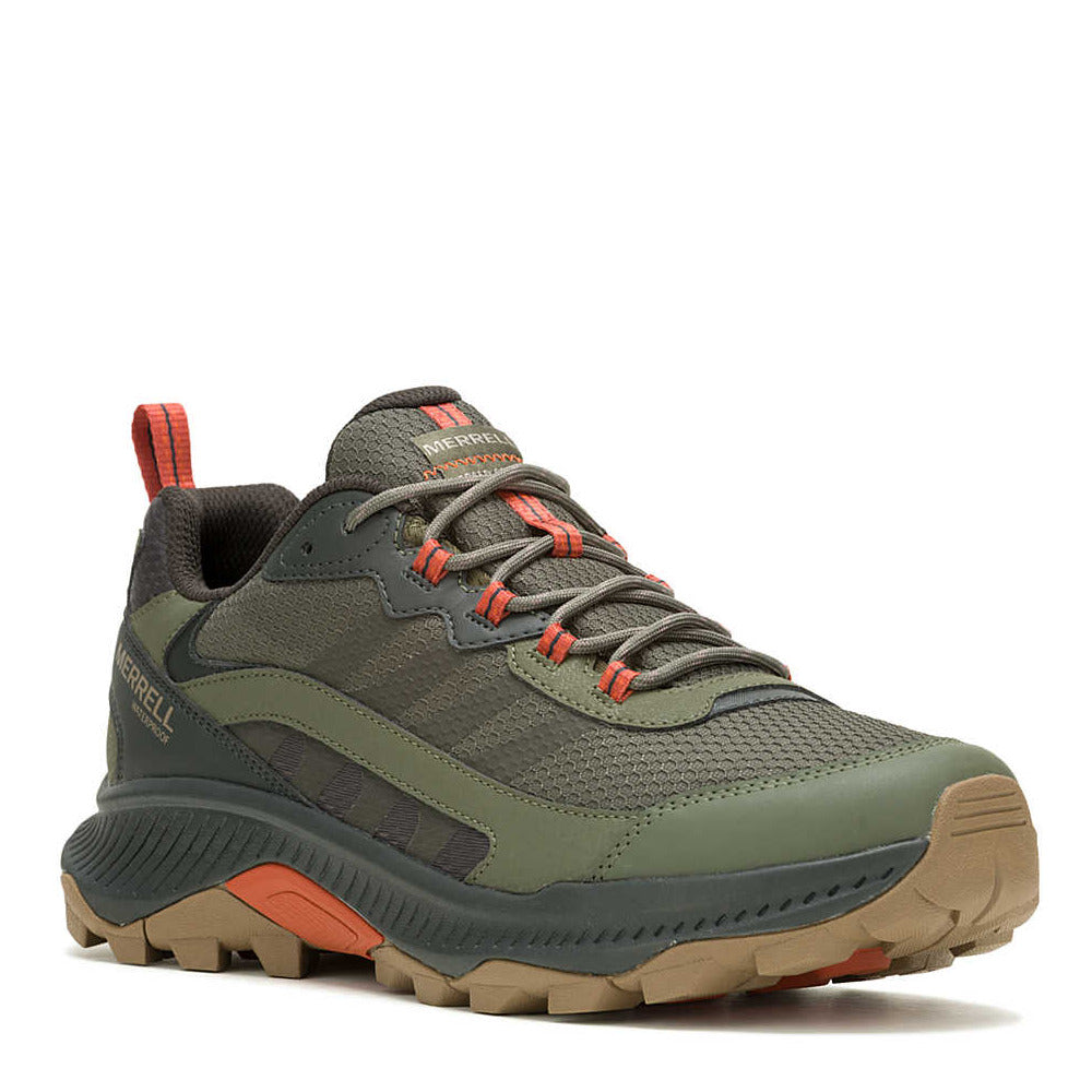Merrell Men's Speed Strike 2 Waterproof Trail Shoes - Olive