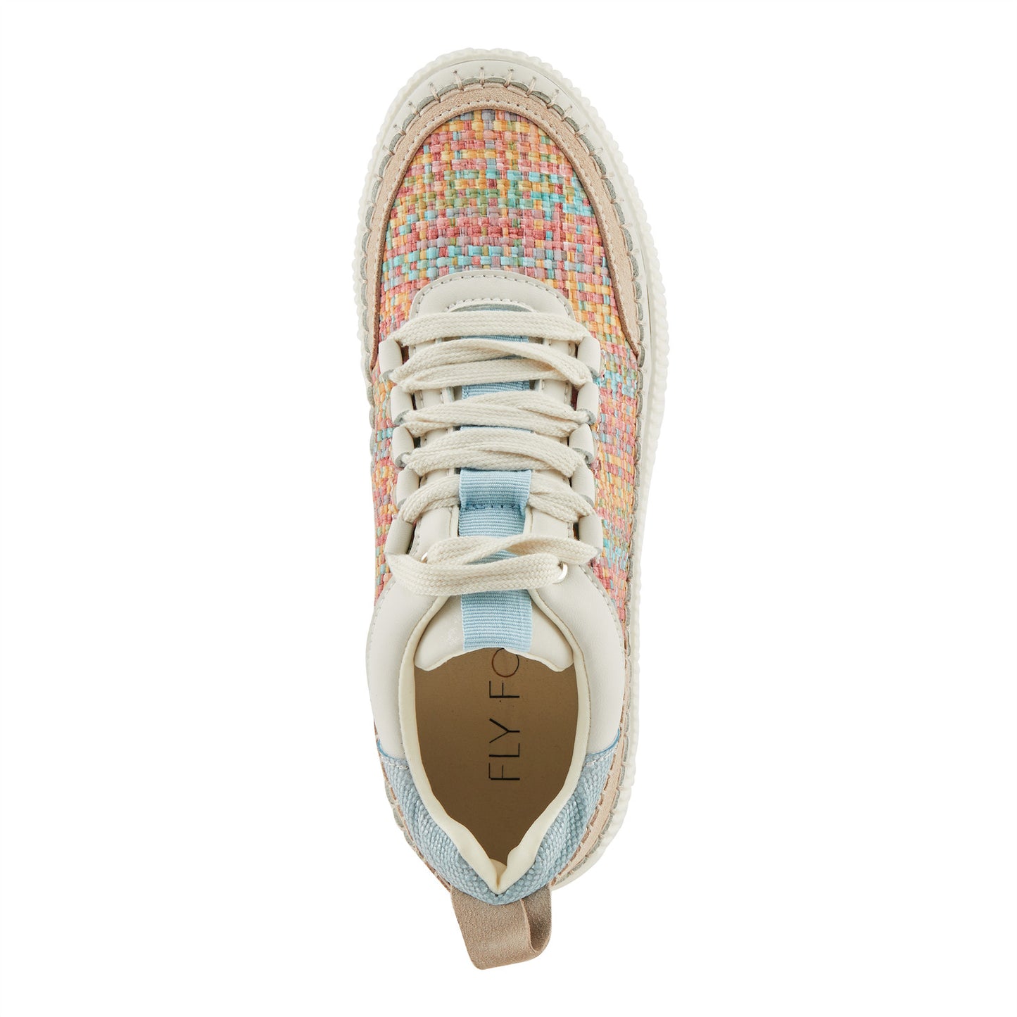 Patrizia by Spring Step Women's Asuka Multicolor Platform Sneaker - Beige Multi