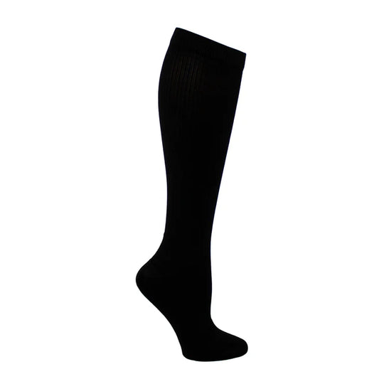 Nurse Mates Women's Medical Grade Compression Sock- Black