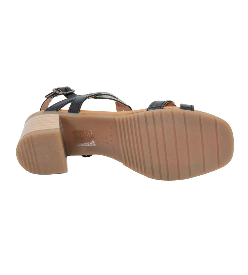 Eric Michael Women's Nolita Slingback Sandals- Black Metallic