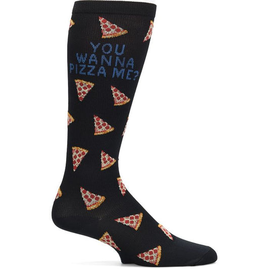 Nurse Mates Men's Compression Socks - Pizza