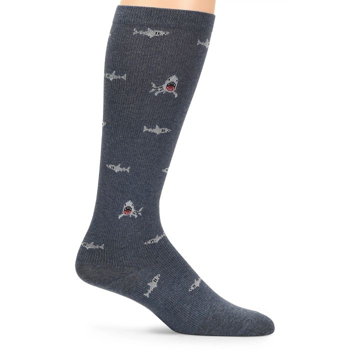 Nurse Mates Men's Compression Socks - Sharks