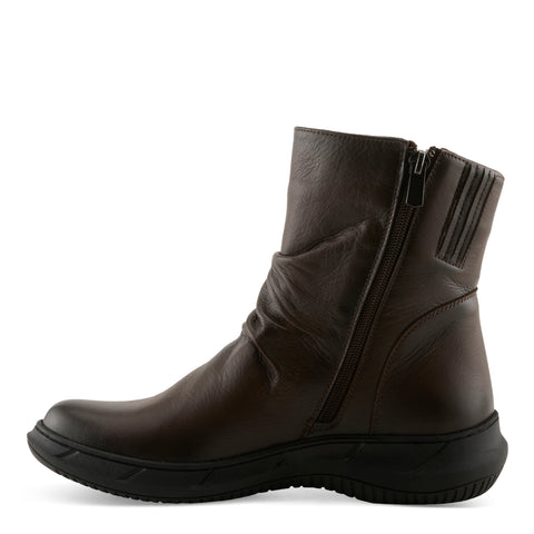 Spring Step Women's Nyxlior Side Zip Boots - Dark Brown