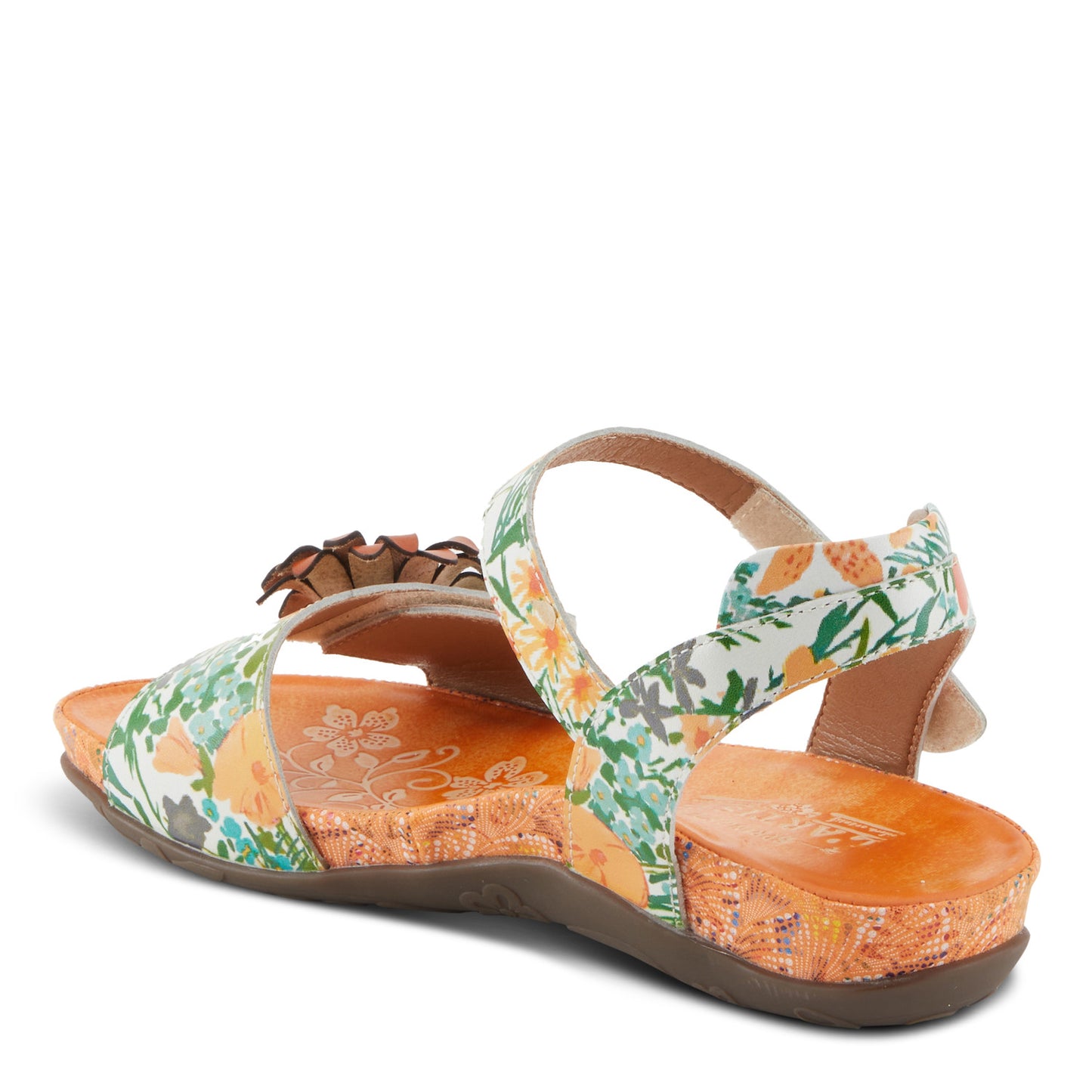 L'Artiste by Spring Step Women's Gladystee Sandals - Orange Multi