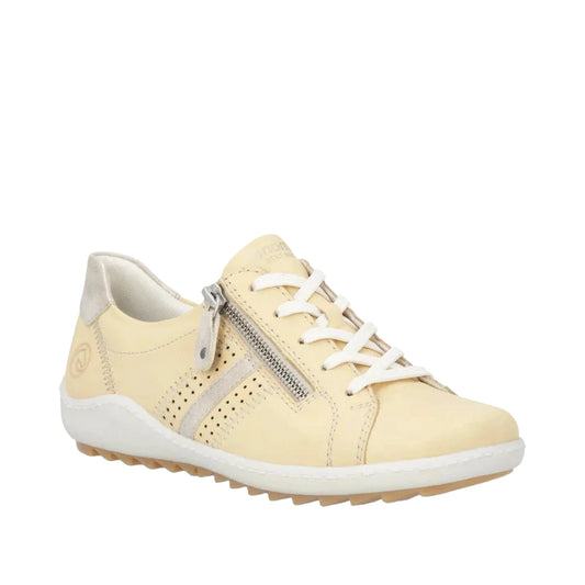 Remonte by Rieker Liv 17 Side Zip Sneaker - Sun/Muschel