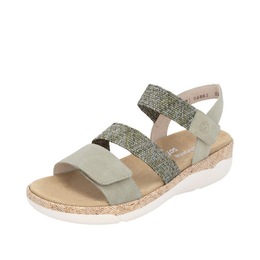 Remonte by Rieker Women's Jocelyn Sandals - Salbei/Olive