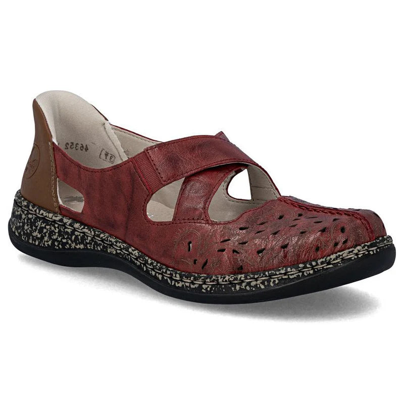 Rieker Women's Daisy 46352-33 Maryjanes - Red