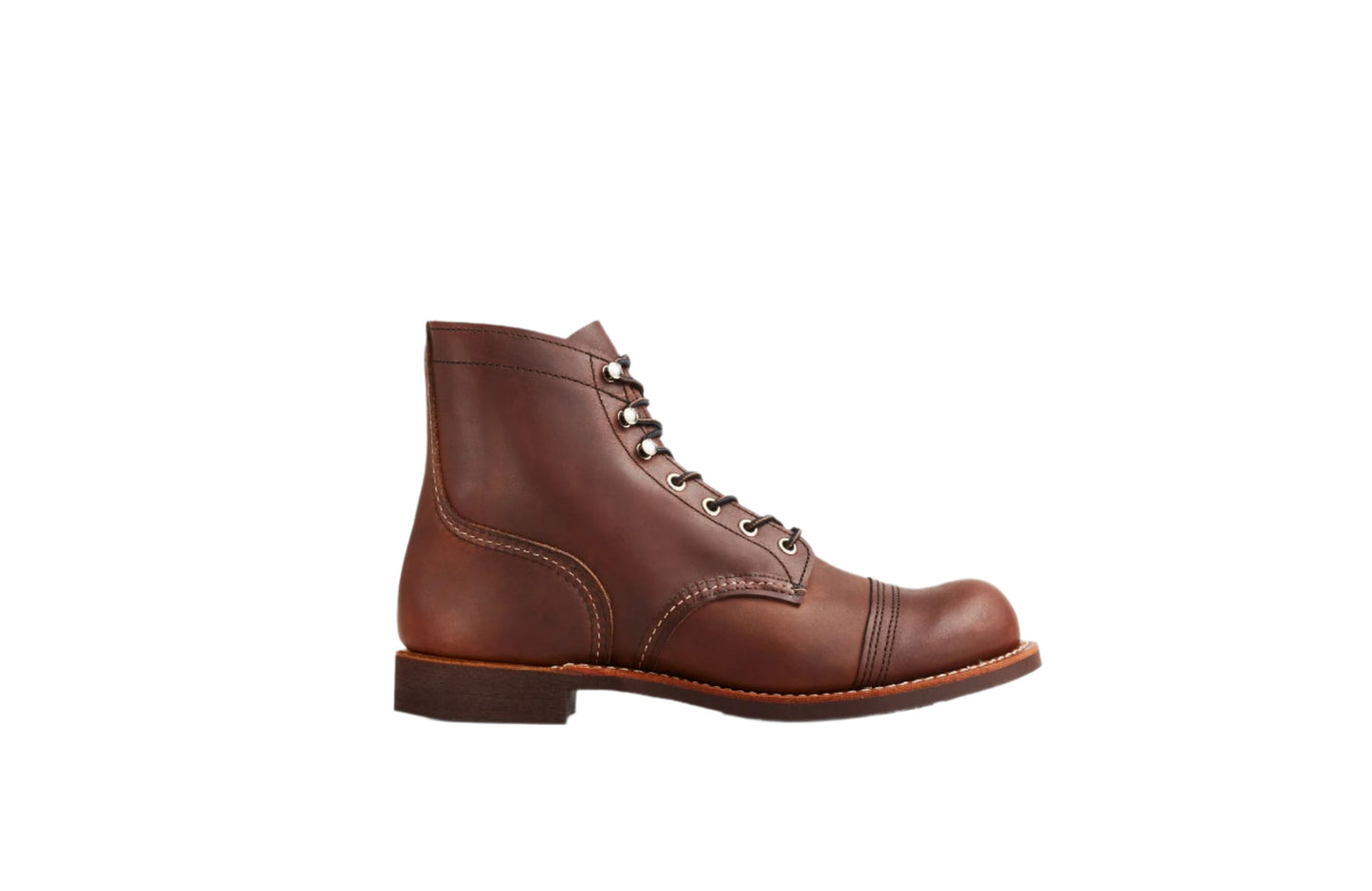 Red Wing Men's Iron Ranger Round Toe Boots - Amber