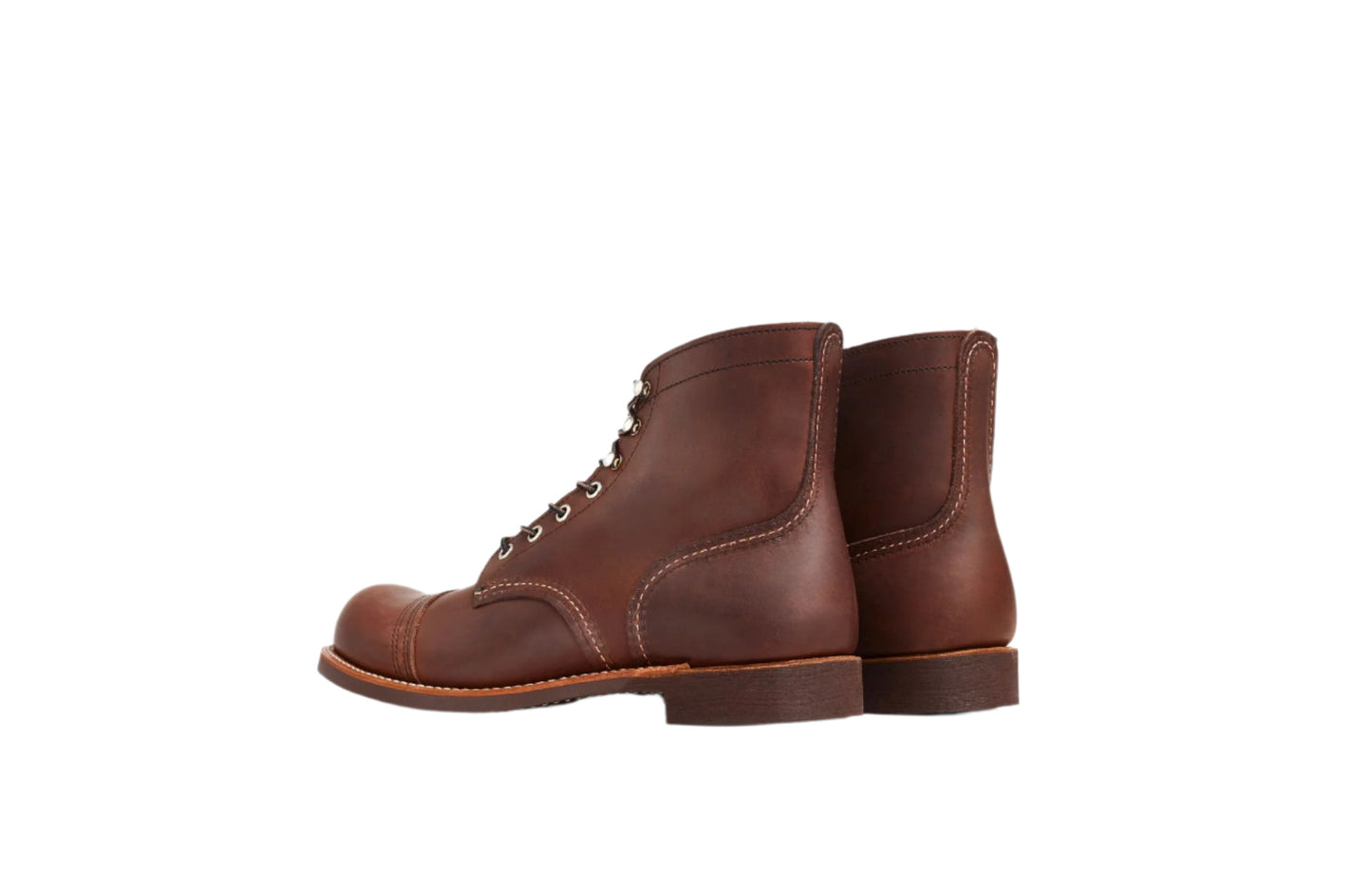 Red Wing Men's Iron Ranger Round Toe Boots - Amber
