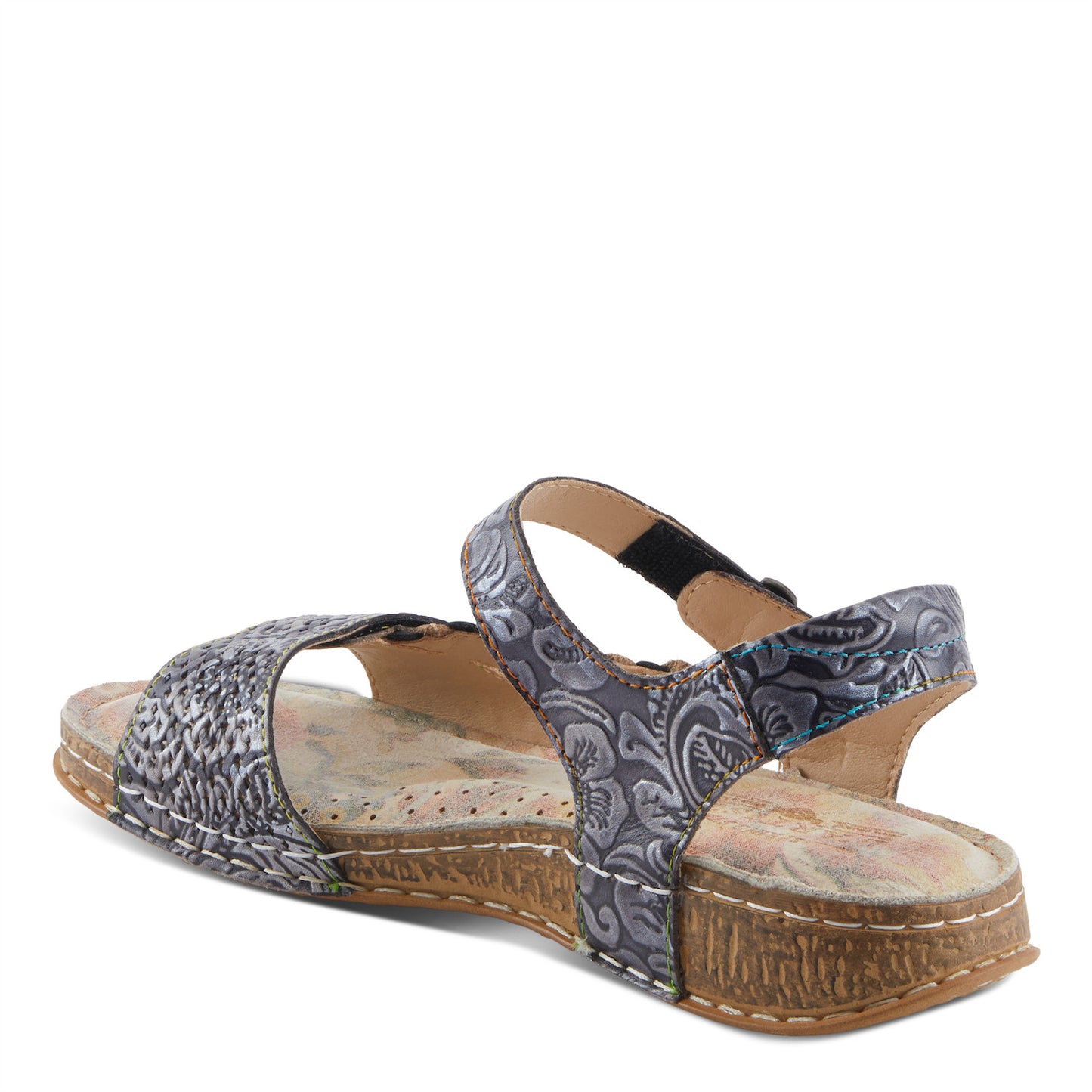 L'Artiste by Spring Step Women's Popular Sandal - Black Multi