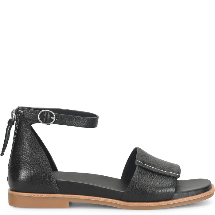 Sofft Women's Reyna Back Zip Sandals - Black