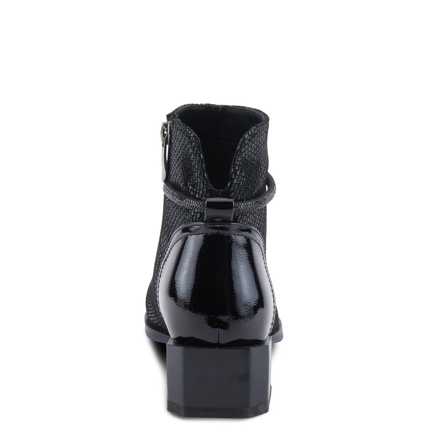 Azura by Spring Step Women's Shelbi Mid Calf Boot - Black Patent