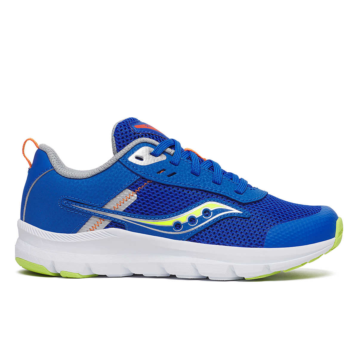 Saucony Big Kid's Axon KDZ Sneaker - Blue/Citron
