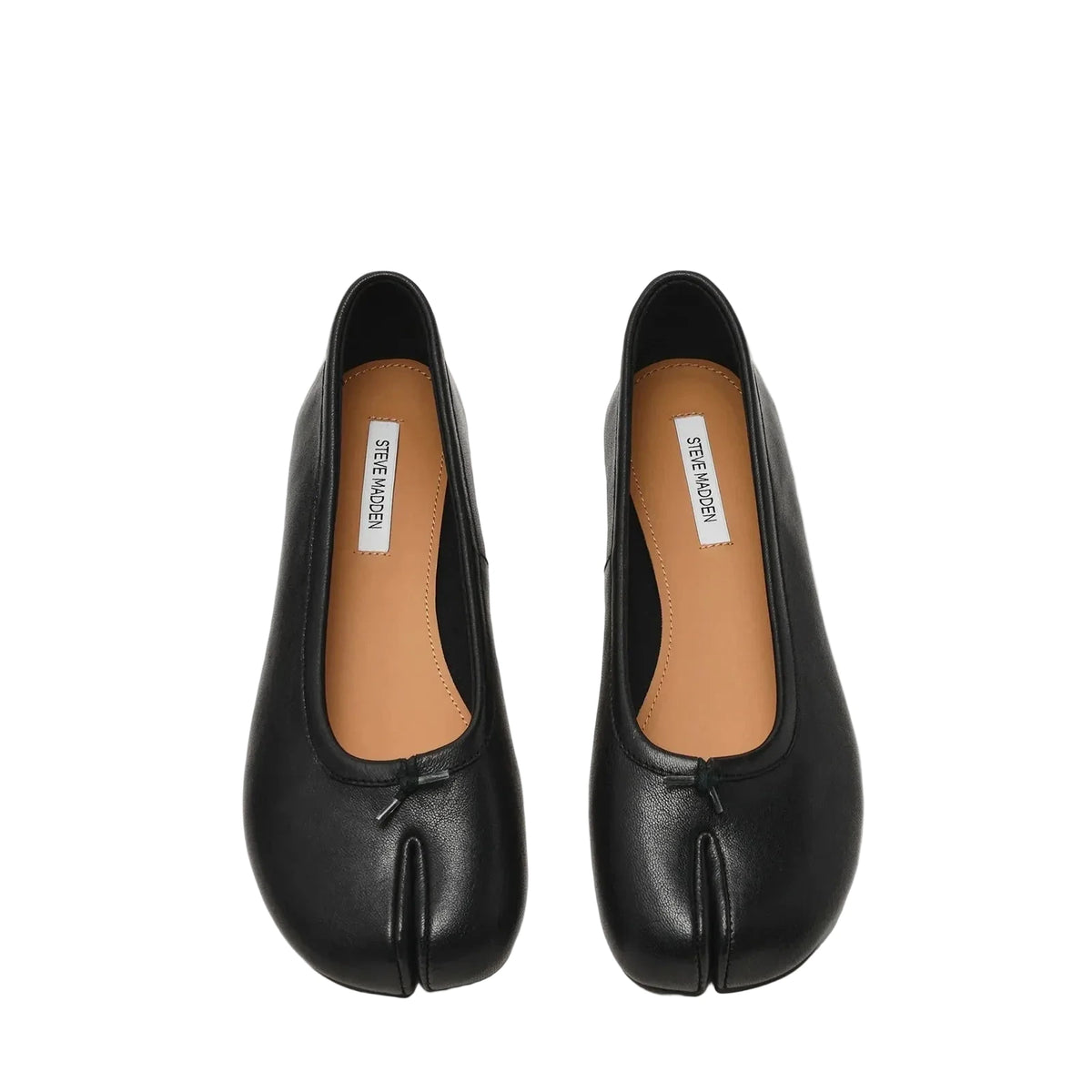 Steve Madden Women's Calico Split Toe Flat - Black