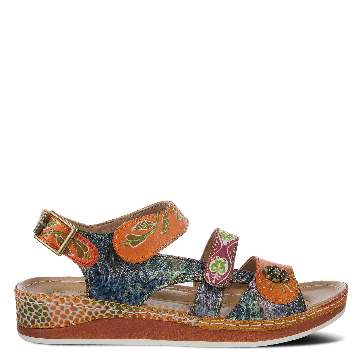 L'Artiste by Spring Step Women's Sumacah Sandals - Camel Multi