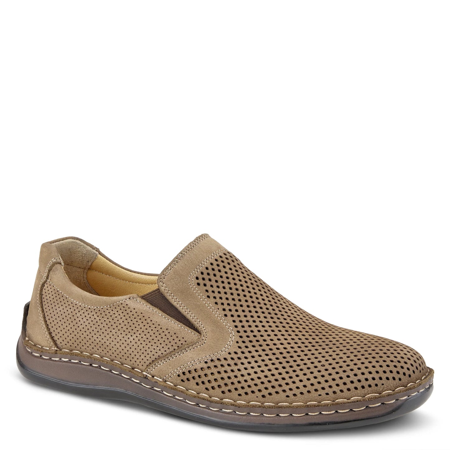 Spring Step Men's Surano Slip-on Shoes - Taupe Nubuck