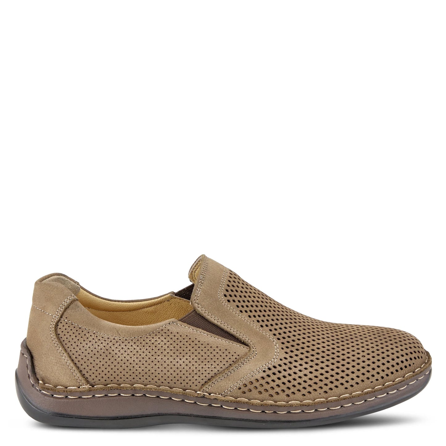 Spring Step Men's Surano Slip-on Shoes - Taupe Nubuck