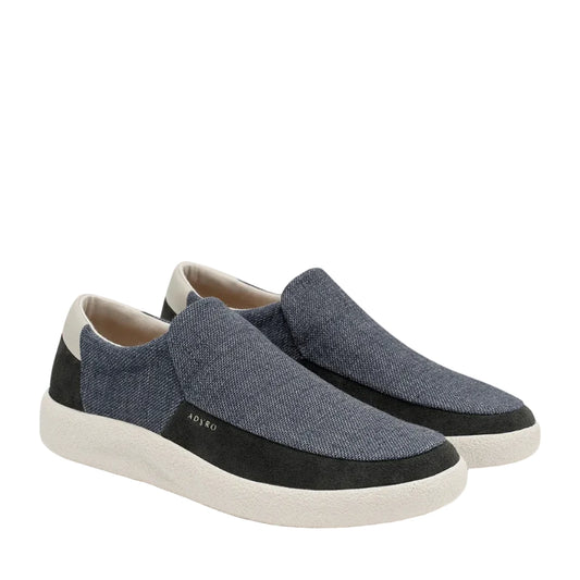 Adyro Men's Sivo Slip Ons - Marina Blue